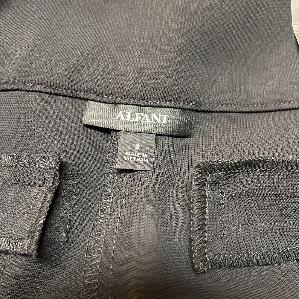 NWT Alfani Women's Dress Pants Size 8 Career Casual Stretch Pull On Trouser - Picture 10 of 11
